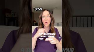 Top tips for better p00ps after birth postpartumrecovery newmom postpartumlife birthprep birth [upl. by Kiernan]