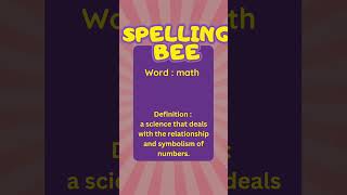 Spelling Bee Words for Kids  Fun and Easy Spelling Practice spellingbee wordoftheday phonicsfun [upl. by Lletnahc]