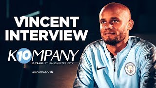 HERES TO YOU VINCENT KOMPANY  10 YEARS AT CITY  INTERVIEW [upl. by Akirrehs50]