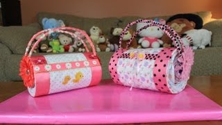 Diaper Cake Purse How To Make [upl. by Newel894]