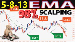 🔴 5813 EMA quotSCALPINGquot FULL TUTORIAL for Beginners  One of The Best Absolute Methods for Trading [upl. by Schmeltzer275]