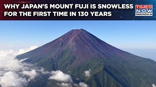 Japans Climate Crisis Iconic Mount Fuji Remains Snowless Breaking 130Year Record  Heres Why [upl. by Belcher]