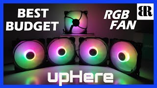 Budget RGB LED Fan Unboxing amp Test  upHere [upl. by Akahc593]