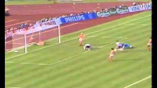 England v Holland 13 Euro 1988 All Goals [upl. by Ardnuassak]