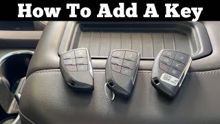 How To Program A 2021 Chevy Suburban Remote Key Fob  Add A Smart Key  Chevrolet Programming [upl. by Harding]