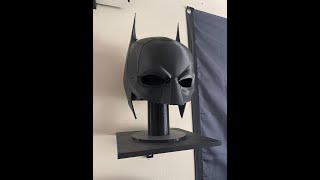 Printing The Batman Cowl in TPU on the BambuLab P1P using Prilene TPU [upl. by Nosak]