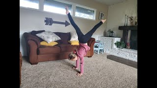 How To Learn Gymnastics At Home  6 Beginner Gymnastic Moves [upl. by Tremann347]