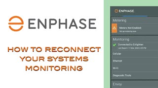 How to reconnect your Enphase monitoring [upl. by Berman]