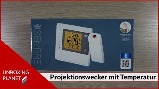 Projektionswecker mit Temperatur  Unboxing Planet [upl. by Onder]