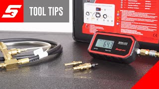 Snapon Wireless Pressure Tester  Snapon Tool Tips [upl. by Crescint139]