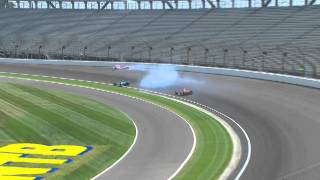 Kimball Crashes in Indy 500 Practice [upl. by Ymaj]