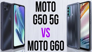 Moto G50 5G vs Moto G60 Comparativo [upl. by Drogin]