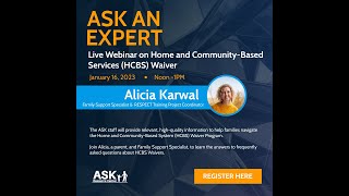 ASK an Expert Home and Community Based Services HCBS Waiver Program [upl. by Danialah]