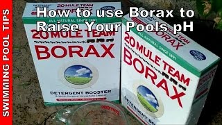 How to use Borax to Raise the pH in your Pool  How much Borax to Add [upl. by Ttezil]