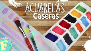 Como hacer tus propias ACUARELAS  Pintura Casera  Floritere [upl. by Ellehcen100]