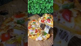 Cheesy Veg Loaded Pizza 🍕 in an Air Fryer pizza cheesy airfryer see description for details [upl. by Anerb]