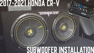 20172023 Honda CRV Subwoofer Install [upl. by Haydon631]