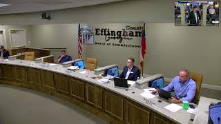 Effingham County Board of Commissioners Meeting September 17th 2024 [upl. by Muhcon]