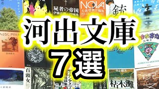 【7選】オモシロすぎる河出文庫を7冊紹介します！【純文学・オススメ小説紹介】SF、シュールレアリスム、笙野頼子、鹿島田真希など [upl. by Anahsek]