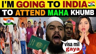 PAKISTANI PRAISING INDIA AT MAHA KHUMB MELA  VISA MIL GAYA [upl. by Silvia858]