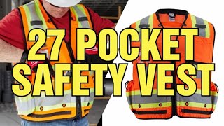 NEW MILWAUKEE TOOL VEST SURVEYORS SAFETY VEST [upl. by Aridnere]