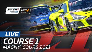 Course 1  Magny Cours  Championnat de France FFSA GT [upl. by Anitrebla857]