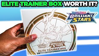 Brilliant Stars Elite Trainer Box Worth It [upl. by Bathsheb]