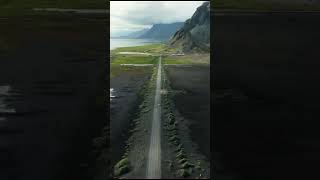 The drive at Vestrahorn was one of its kind vestrahorn iceland aerial cinematic drone travel [upl. by Yanehc]