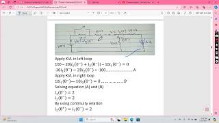 Transient analysis numerical by direct solution or classicalECM and Electric Circuit Theory part6 [upl. by Enelram242]