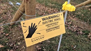 Installing an Electric Fence to Keep Deer or Rabbits out of a Garden [upl. by Geesey81]