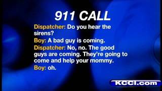 Police Iowa 4yearolds 911 call saves moms life [upl. by Mccarty]