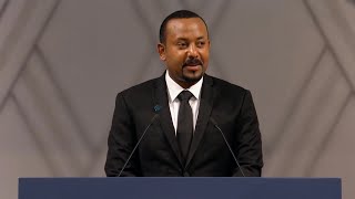 Nobel Lecture Abiy Ahmed Ali Nobel Peace Prize 2019 [upl. by Adda]