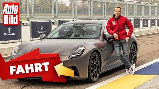 Maserati GT Folgore 2023  Der Folgore ist Maseratis Blitzschlag  Erste Fahrt mit Holger Preiss [upl. by Eenyaj411]