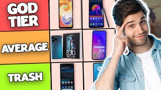 BEST Budget Smartphone Tier List 2024 [upl. by Sender343]