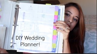 How To DIY Wedding Planning Binder How to  Wedding Planning [upl. by Carlye125]