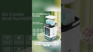 Air Conditioner Portable Fan Desktop Dual Spray [upl. by Jamel]