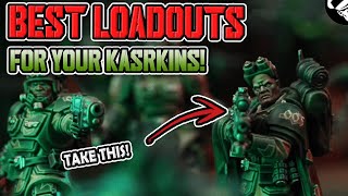 The BEST Loadouts for your Kasrkin  10th Edition  Astra Militarum Tactics [upl. by Ruckman]