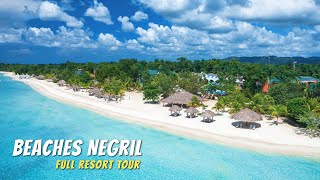 Beaches Negril Jamaica  Complete Resort Walkthrough Tour amp Review 4K  2021 [upl. by Norek]