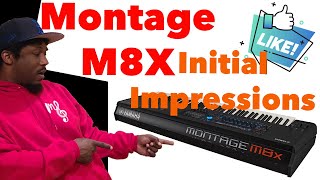 Yamaha Montage M 8 X Initial Impressions amp Box Opening [upl. by Lyndy]