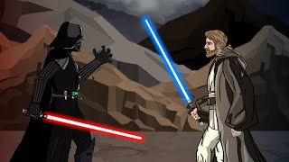 Darth Vader vs ObiWan Kenobi Animation Ep 1 [upl. by Hosfmann939]