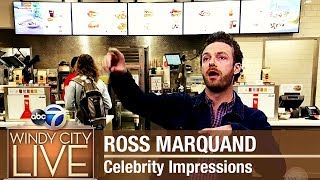 Walking Dead Star Ross Marquand Celebrity Impressions [upl. by Gorton601]