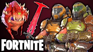 ALL New Doom Slayer Fortnite Cosmetics [upl. by Ecidnac926]