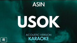 Asin  Usok KaraokeAcoustic Version [upl. by Hendrix]