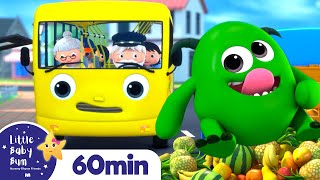 Wheels On The Bus  MONSTER  More Nursery Rhymes and Kids Songs  Little Baby Bum [upl. by Thgirw]