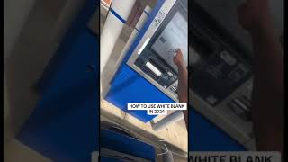 HOW TO USE WHITE CARD AT THE ATM 2024 [upl. by Booze]