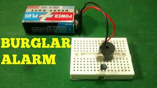 HOW TO MAKE A BURGLAR ALARM [upl. by Leksehcey]