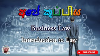 22 Mgt  Introduction to Law  Sinhala   Business Law [upl. by Farr]