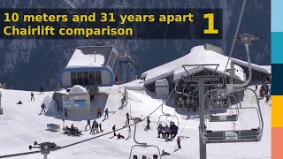 The incredible leaps of three decades of technology evolution Chairlift comparison part 13 [upl. by Uchish604]