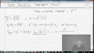 EXTRA MATH 8D Derivation of the tdistribution [upl. by Racso]