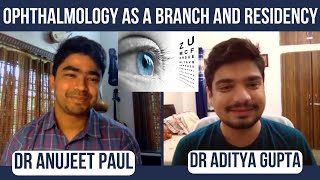 Ophthalmology Residency In conversation with Dr Anujeet Paul [upl. by Mitran857]